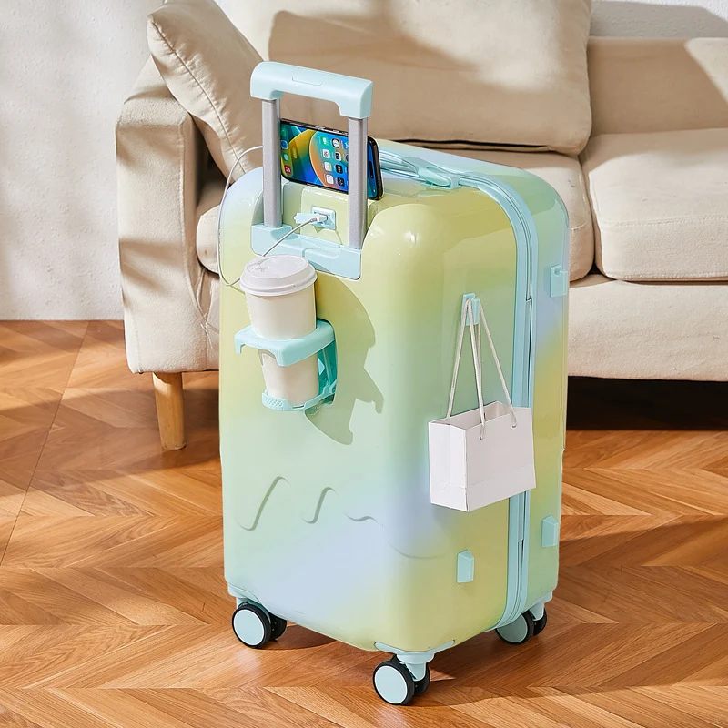 Unisex Innovativer Reisekoffer mit Ladefunktion Skanto