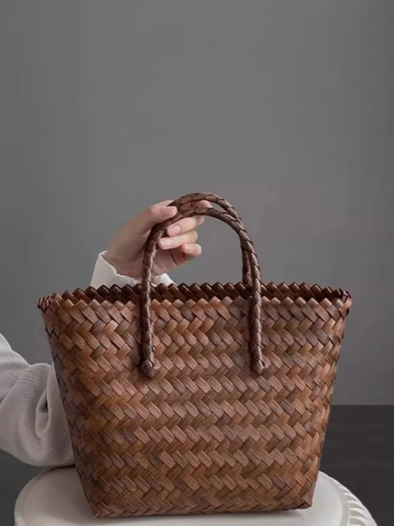 Gewebte Bast-Handtasche Skanto