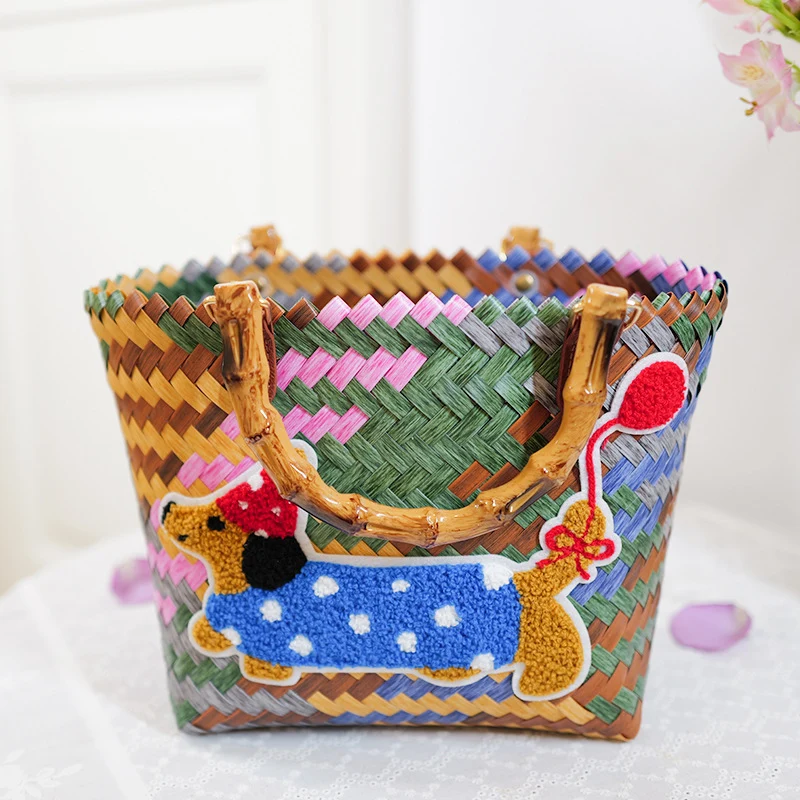 Handgewebte Strandtasche Skanto