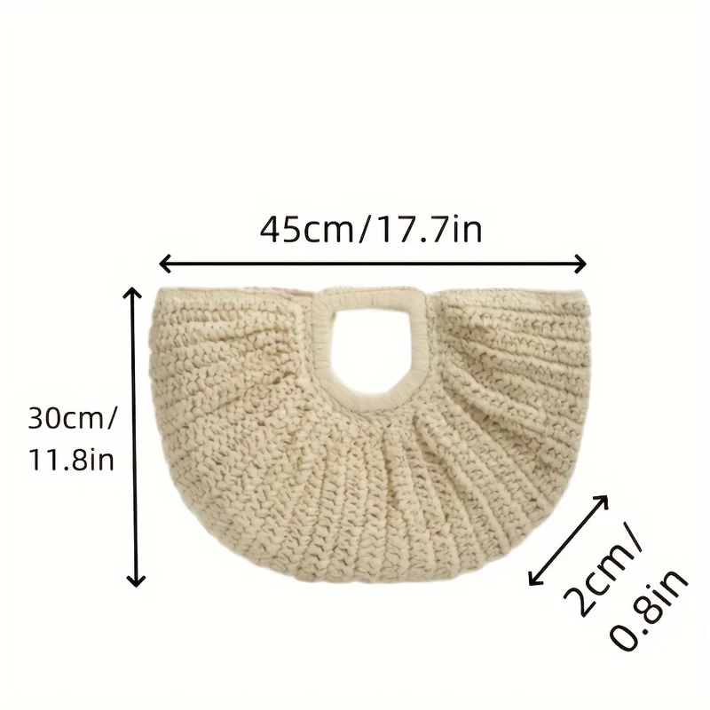 Handgemachte Makramee Strandtasche Skanto