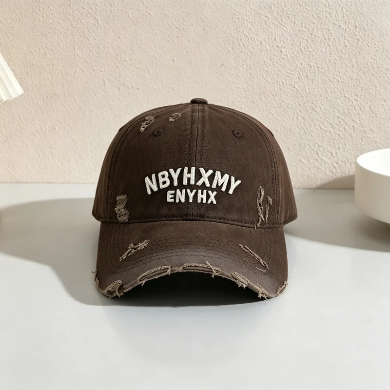 Herren Lässige Baseballkappe mit Textur im Used-Look Skanto