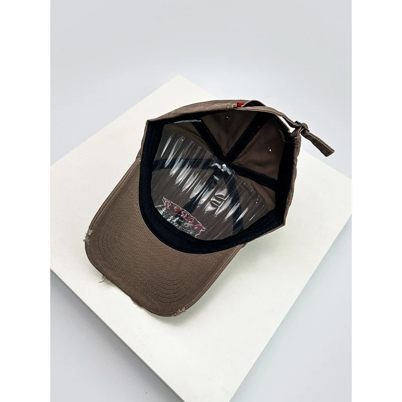 Herren Distressed Bestickte Campingkappe Skanto