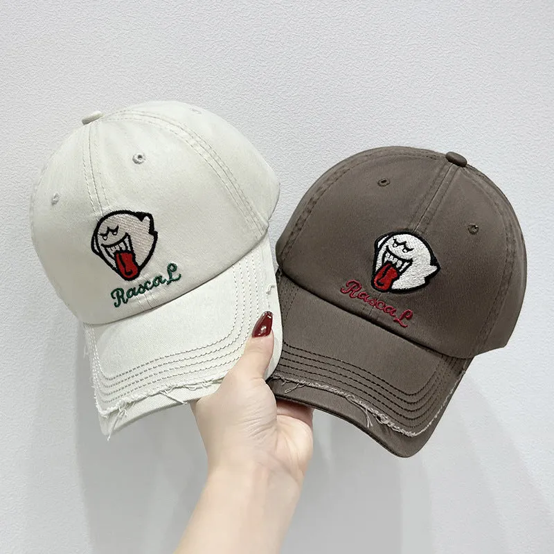 Unisex Bestickte Kappe mit lustigem Charakter Skanto