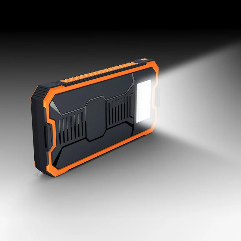 Solar-Powerbank mit robustem Gehäuse und hoher Kapazität Skanto