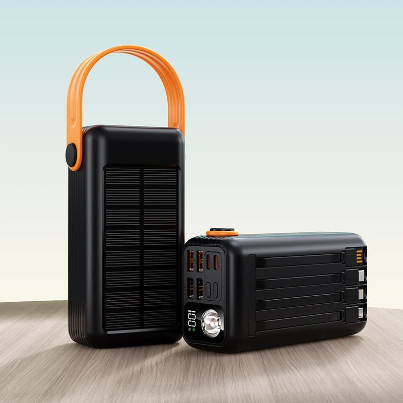 Solar-Powerbank mit mehreren USB-Anschlüssen Skanto