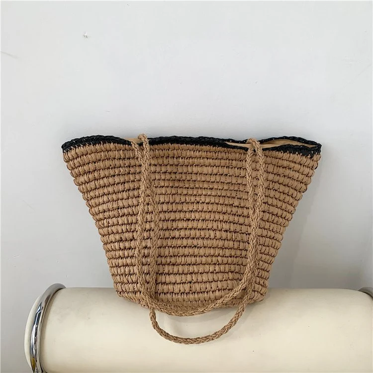 Handgefertigte Strandtasche mit breitem Boden und festem Henkel Skanto