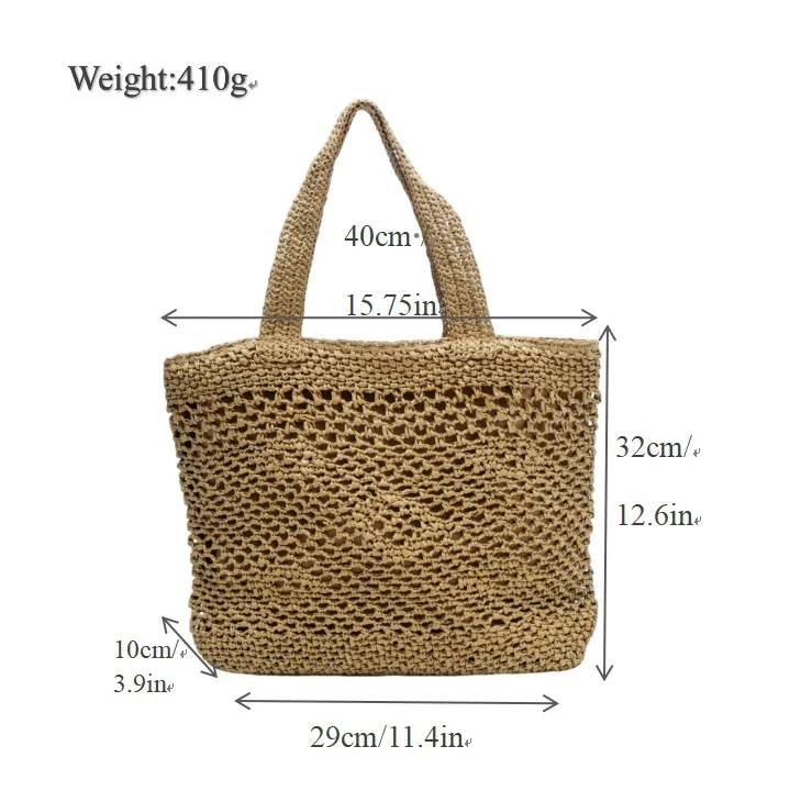 Eleganter Makramee-Shopper Skanto