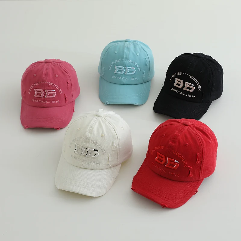 Unisex Distressed Grafik-Baseballkappe Skanto