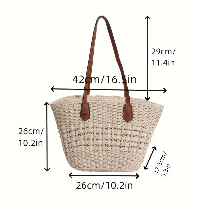 Elegante und geräumige Shopping- und Strandtasche Skanto