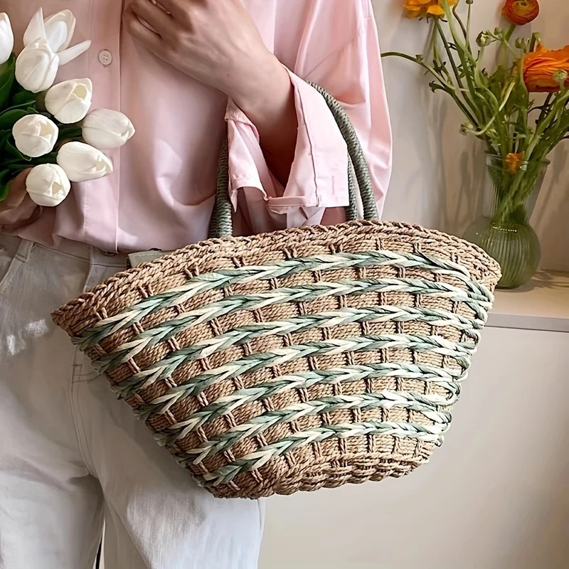 Elegante handgewebte Tragetasche Skanto
