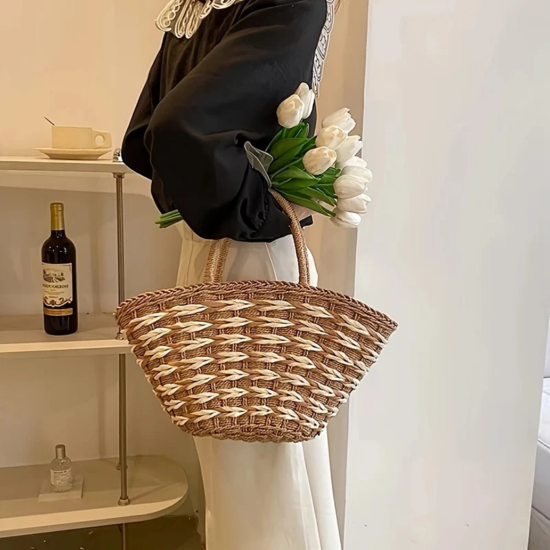 Elegante handgewebte Tragetasche Skanto