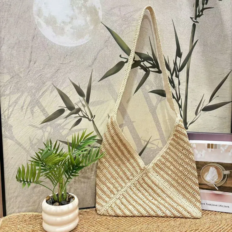 Handtasche mit modernem V-Design Skanto
