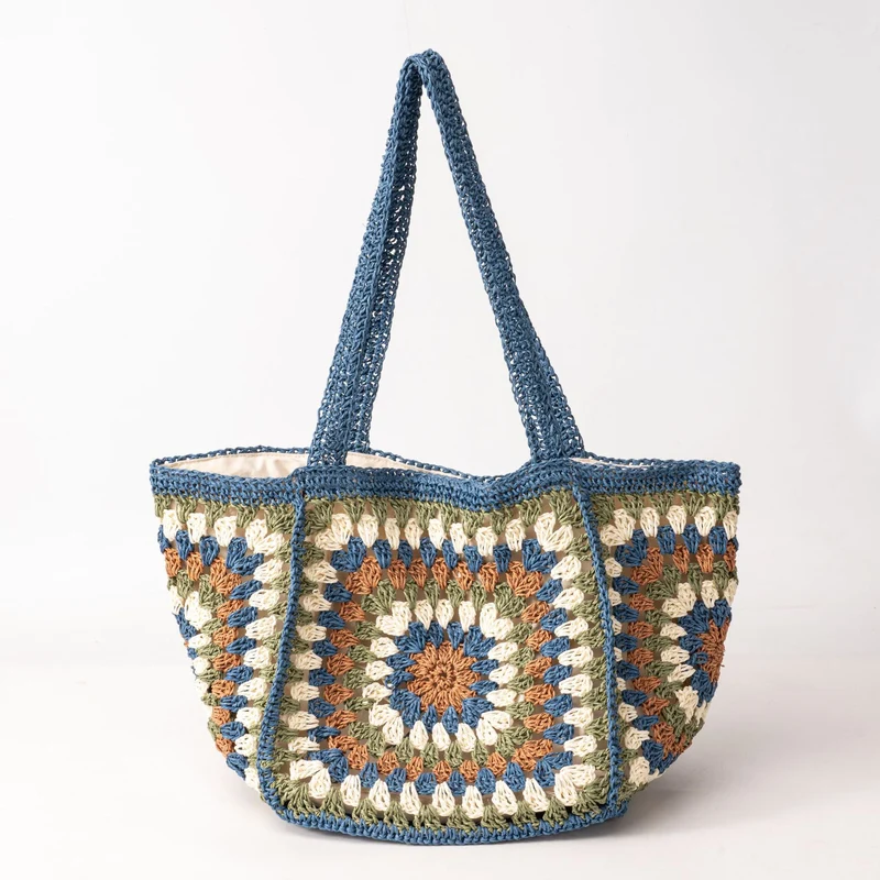 Gehäkelte Shopper-Tasche Skanto