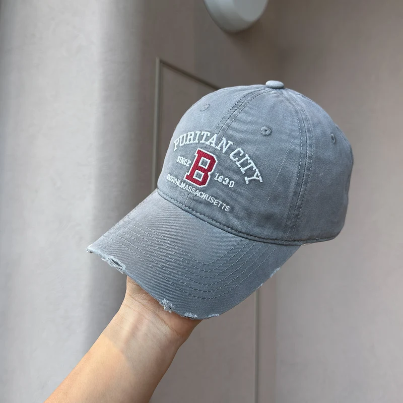 Herren Baumwoll-Baseballkappe im Used-Look Skanto 1784270269