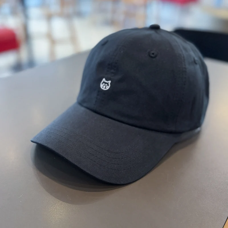 Unisex Baseballkappen mit süßer Katzenstickerei Skanto