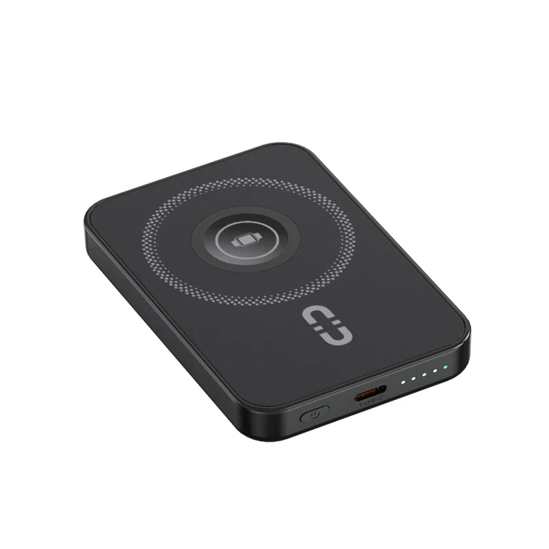 Magnetische Powerbank mit integrierter Schnellladefunktion und Snap-on-Design Skanto