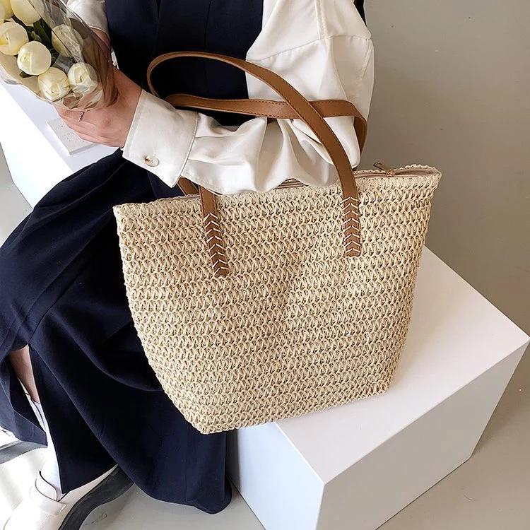 Handtasche aus geflochtenem Naturmaterial Skanto