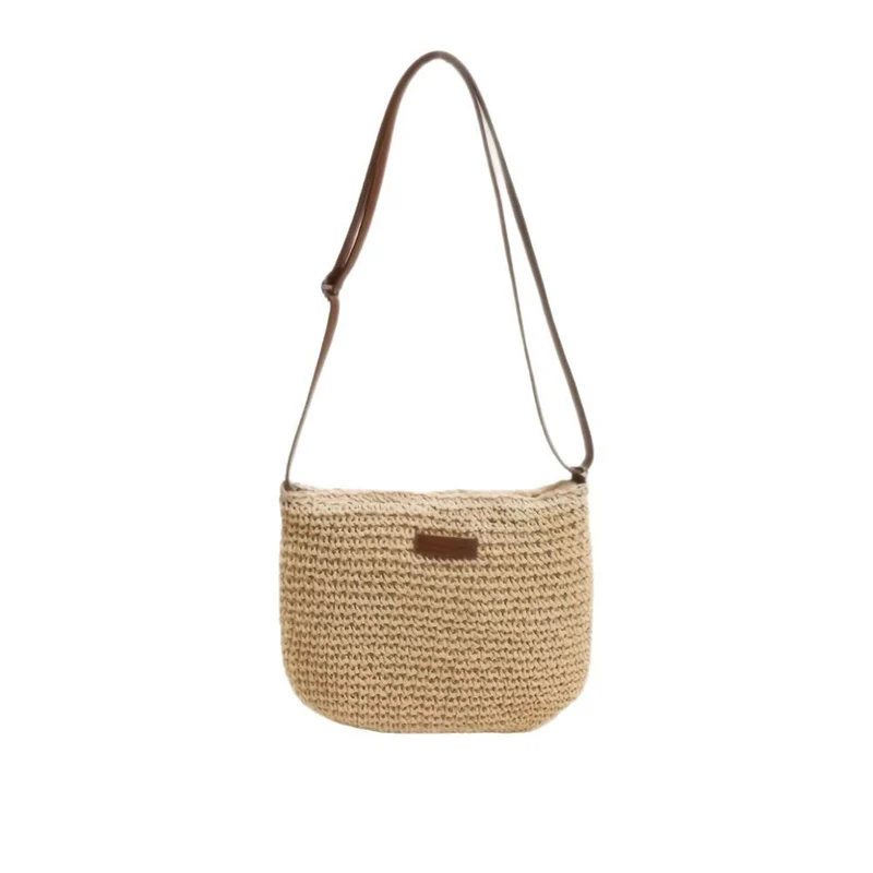 Handtasche aus hochwertigem Makramee mit gepolstertem Schultergurt Skanto
