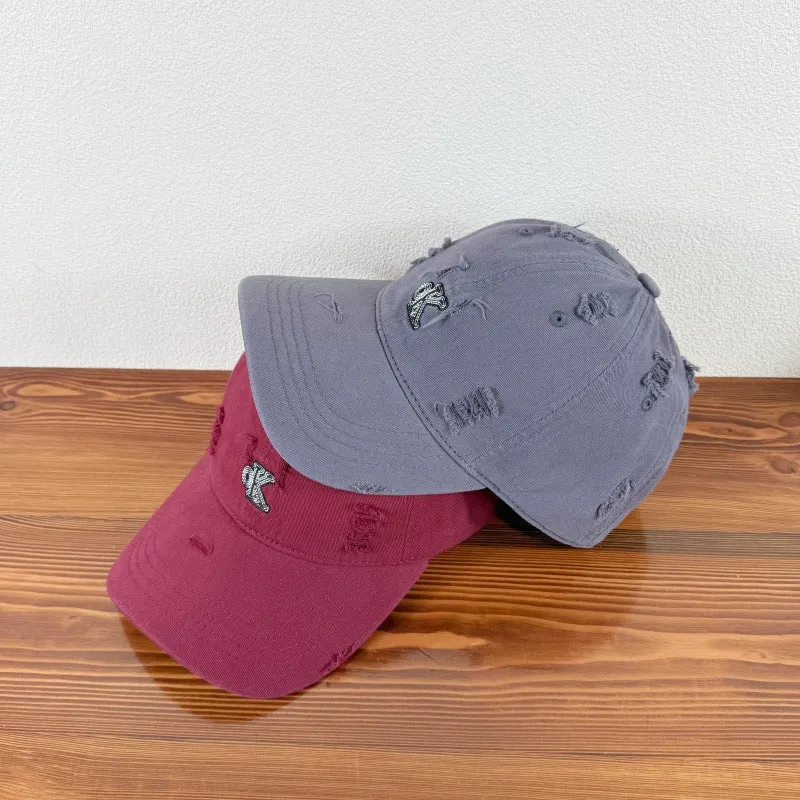 Verstellbare Baseballkappe im Used-Look für Herren Skanto