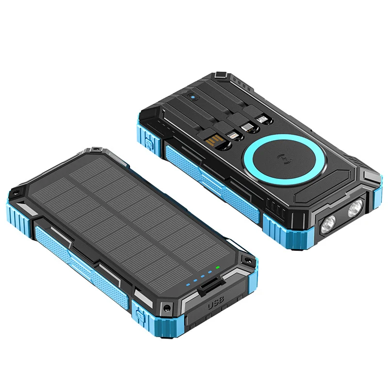 Robuste Solar-Powerbank mit Multi-Port Skanto