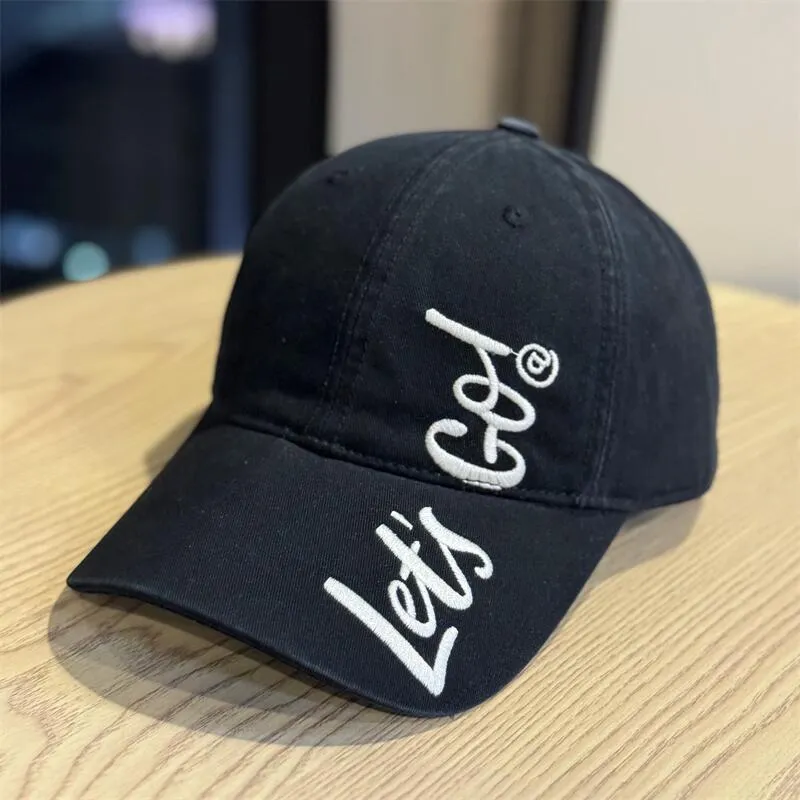 Damen Bestickte Lässige Baumwoll-Baseballkappe Skanto