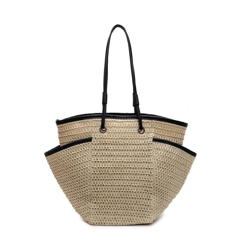 Geräumige Makramee-Strandtasche Skanto
