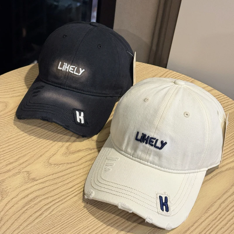 Damen bestickte Baseball Cap im Used-Look Skanto