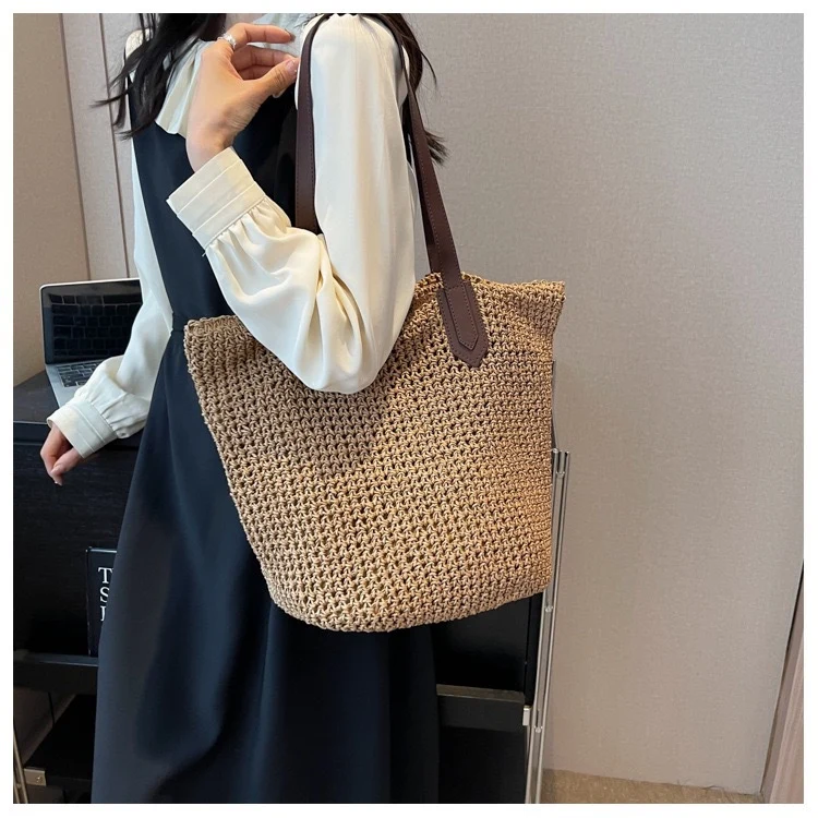 Vielseitige geflochtene Strandtasche Skanto