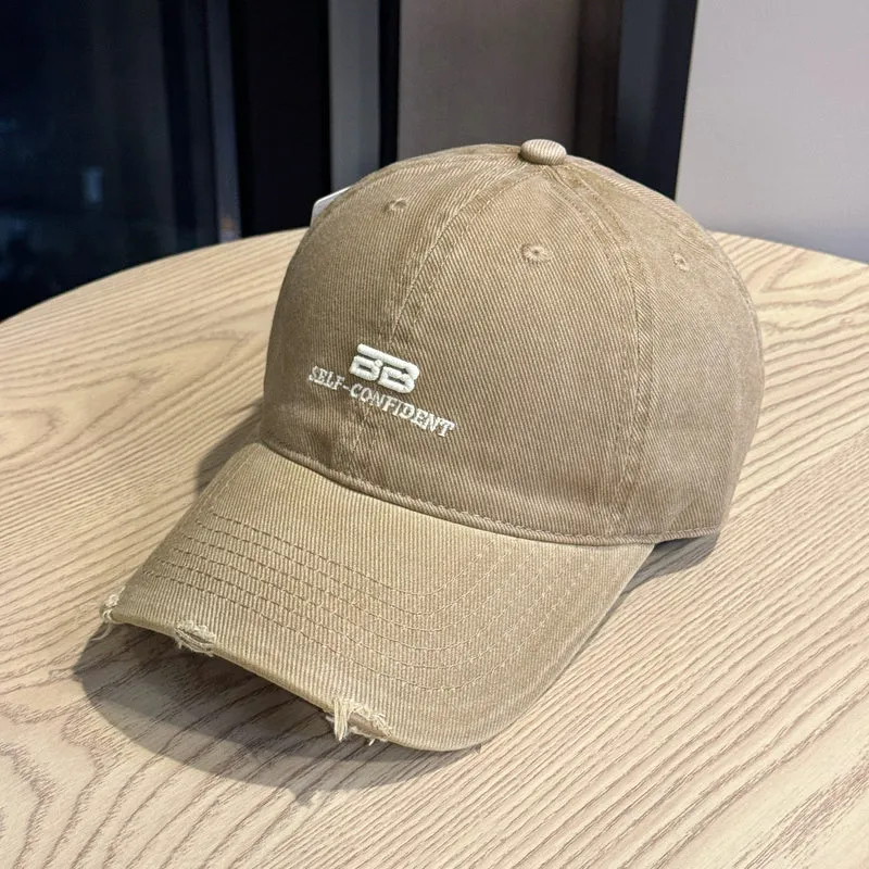 Vintage Distressed Baseballkappe für Herren Skanto