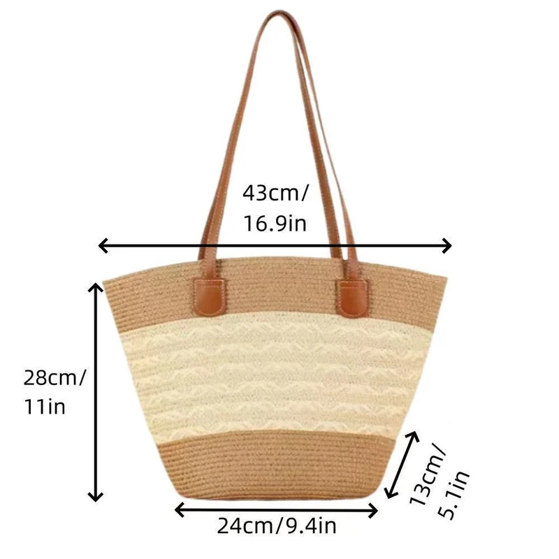 Elegante Strohtasche Skanto