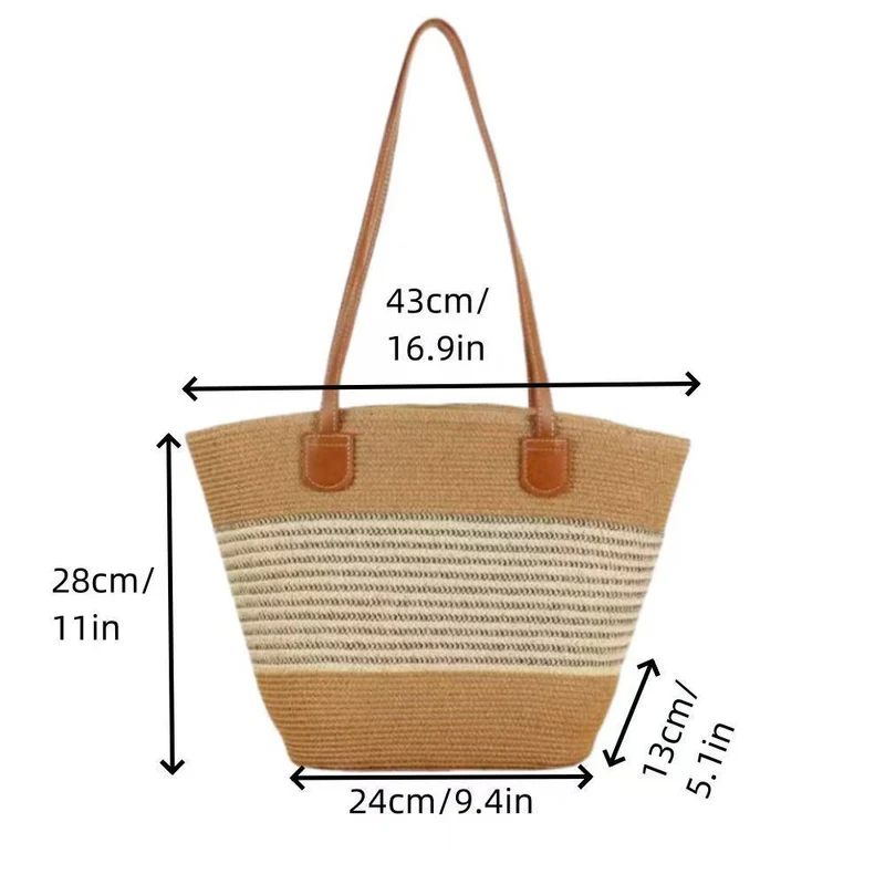 Strandtasche mit elegantem Flechtdesign Skanto