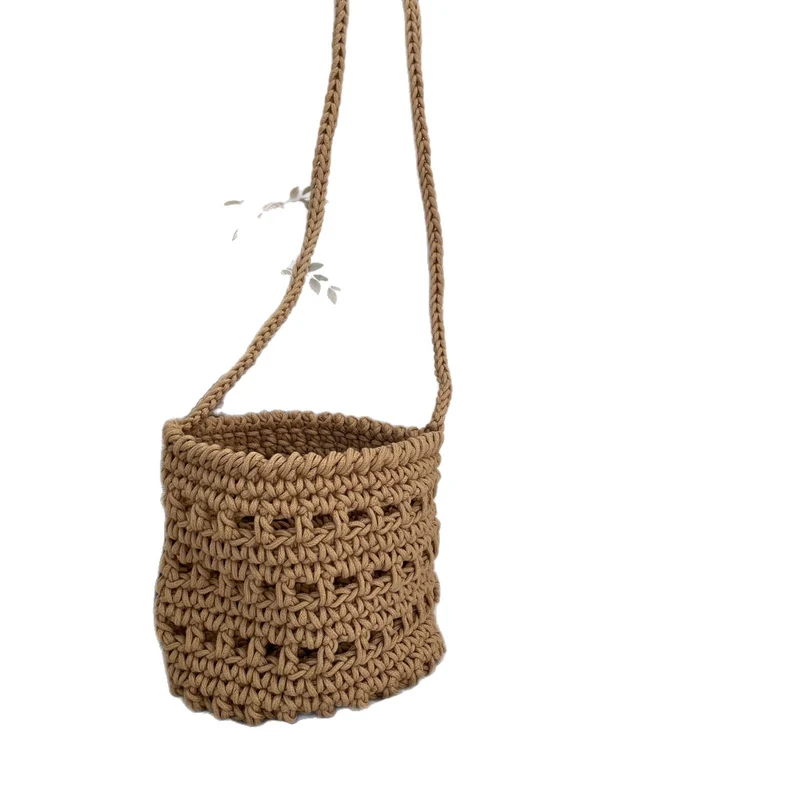 Makramee-Tragetasche im Boho-Stil Skanto