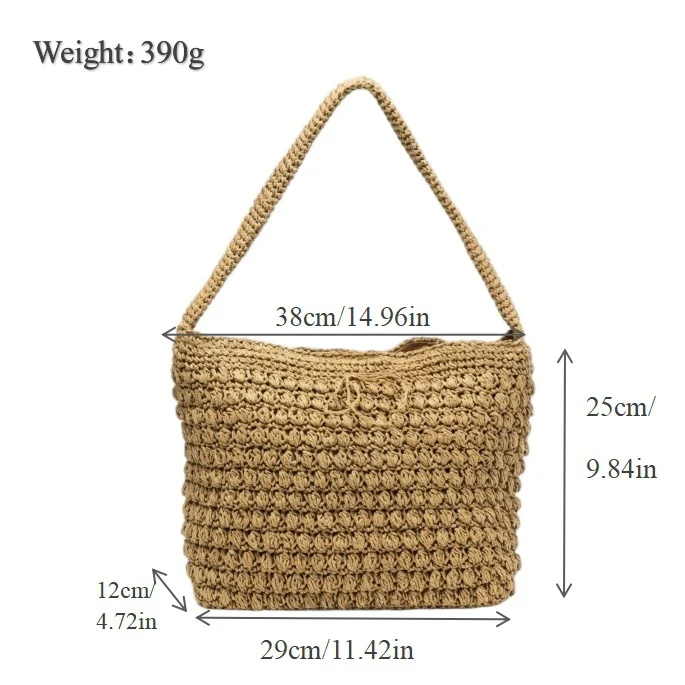 Handgewebte Strandtasche Skanto