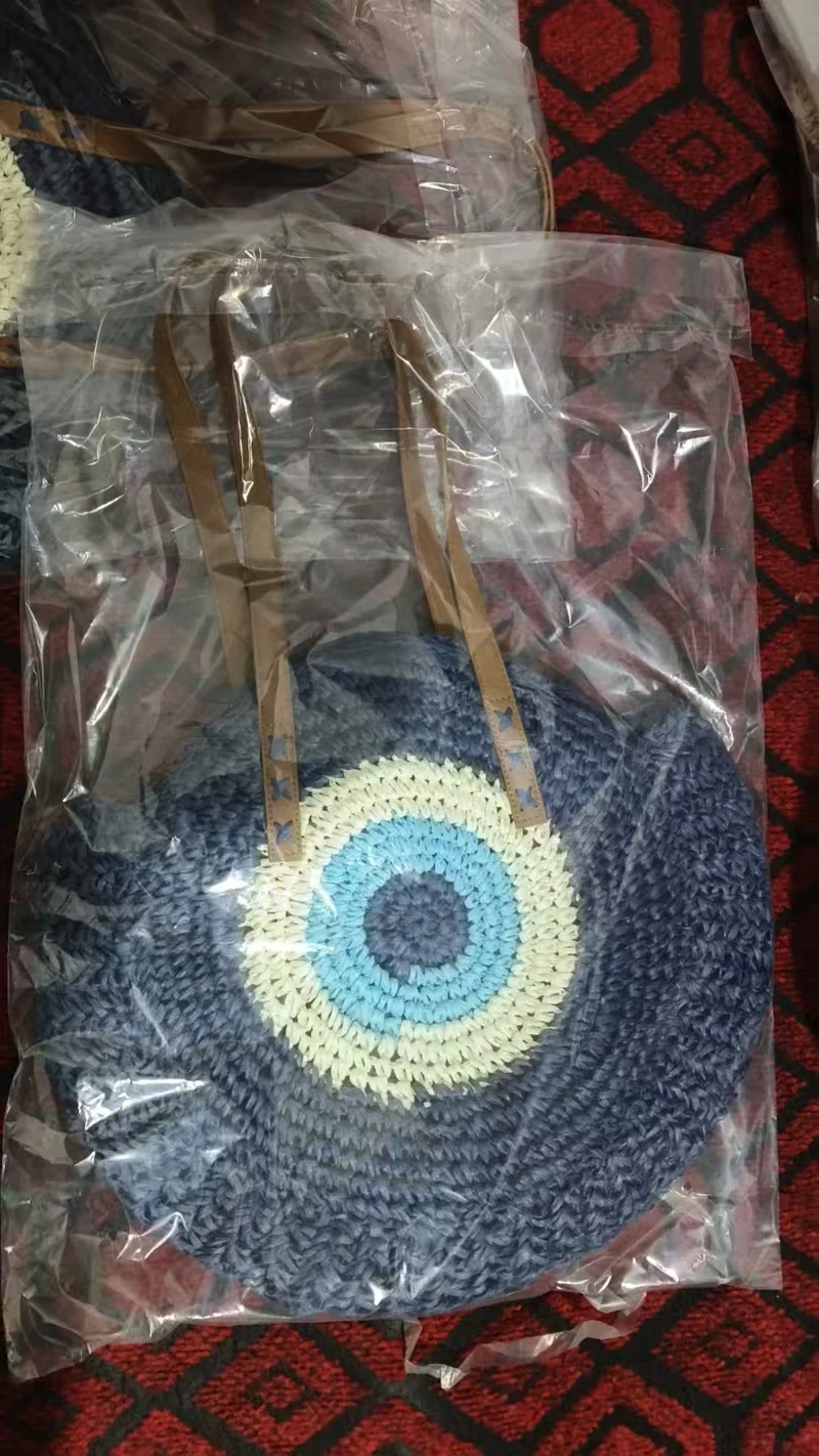 Geflochtene Rundtasche Skanto