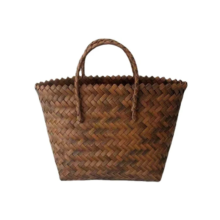 Elegante und handgemachte Korbtasche Skanto