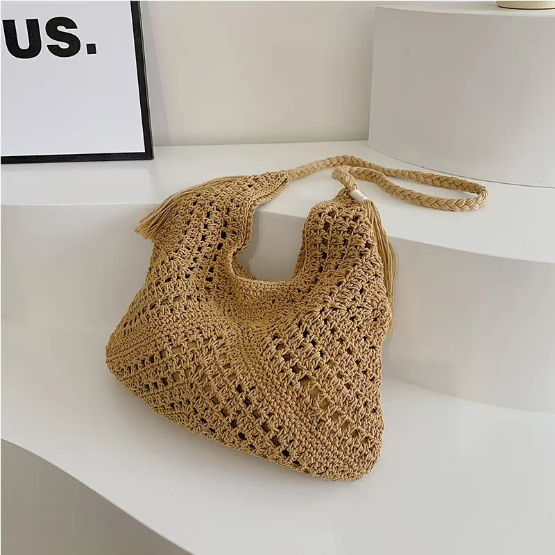 Geflochtene Makramee-Tasche Skanto