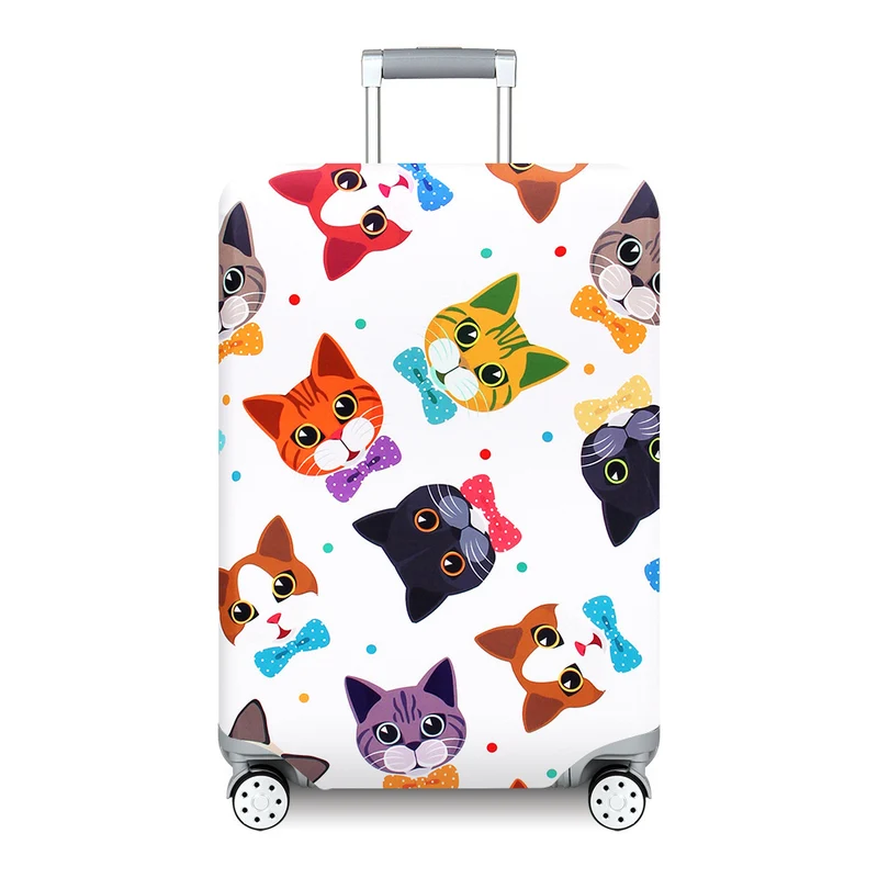 Unisex Skanto Kinder-Hartschalenkofferhülle mit lustigem Weltraum-Design aus elastischem Polyester-Spandex Skanto