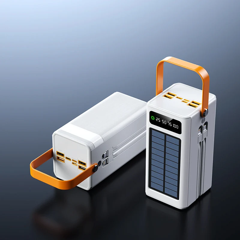 Tragbare Solar-Powerbank mit Multifunktionsladung und Digitalanzeige Skanto