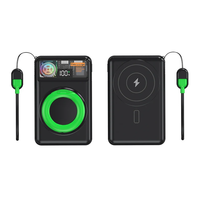 Tragbare Powerbank mit Schnellladefunktion und LED-Anzeige Skanto