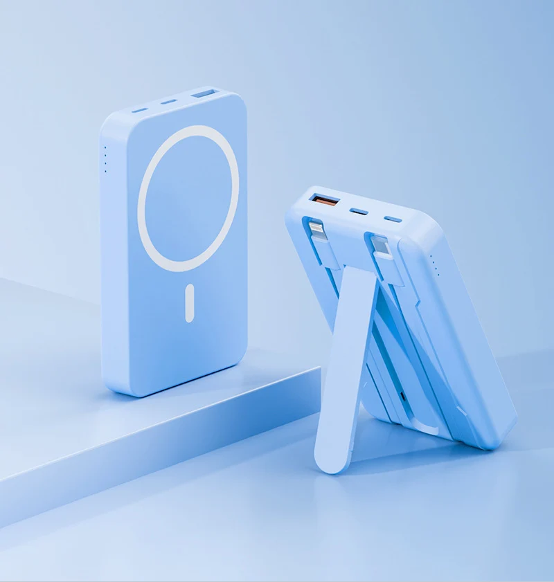 Magnetische tragbare Powerbank mit Standfunktion Skanto