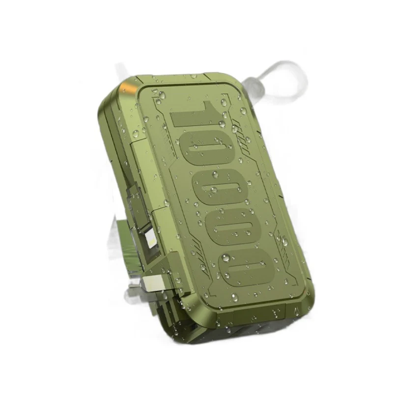 Tragbare Powerbank mit robustem Gehäuse und integrierter Schnellladefunktion Skanto