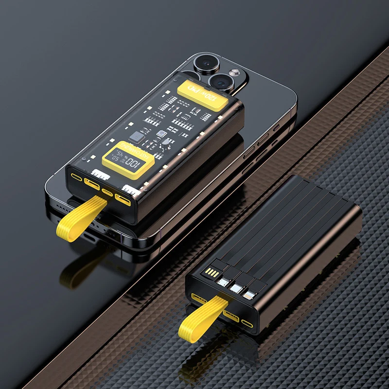 Tragbare Powerbank mit High-Tech-Ladeinformationen und USB-C-Unterstützung Skanto