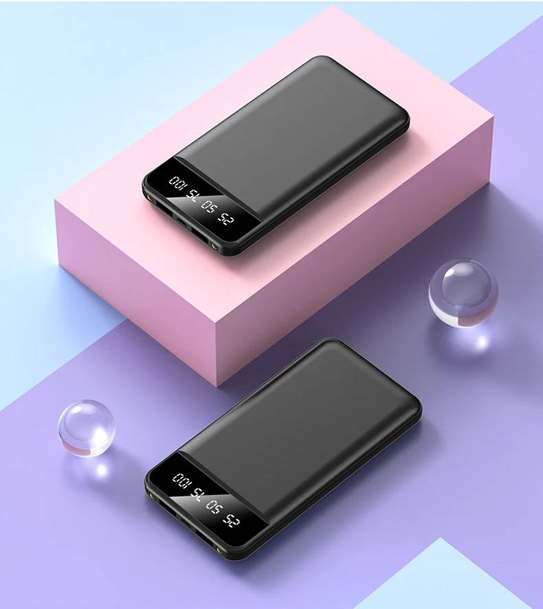 Tragbare Powerbank mit digitalem Smart-Display und schneller Ladegeschwindigkeit Skanto
