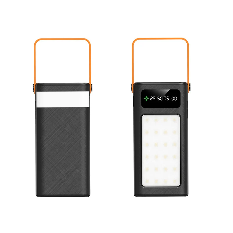 Tragbare LED-Powerbank mit integriertem Display und Griff Skanto