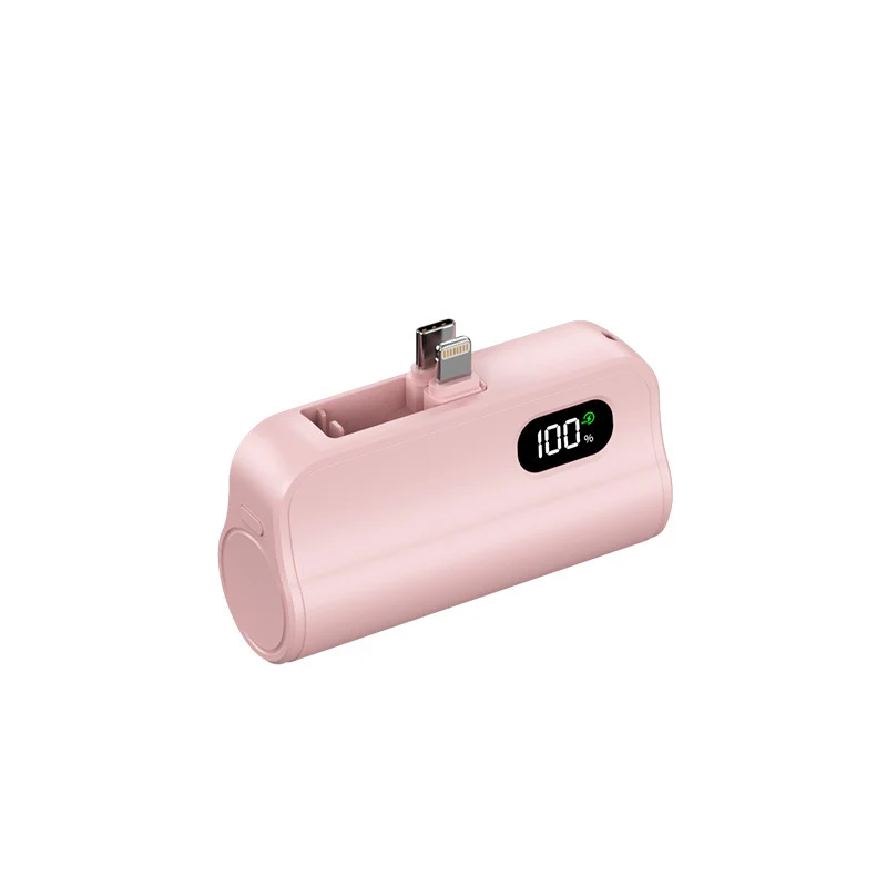 Kompakte Powerbank mit integrierter Ladefunktion und LED-Statusanzeige Skanto