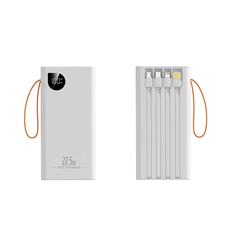 Tragbare Powerbank mit LED-Licht und digitaler Leistungsanzeige Skanto