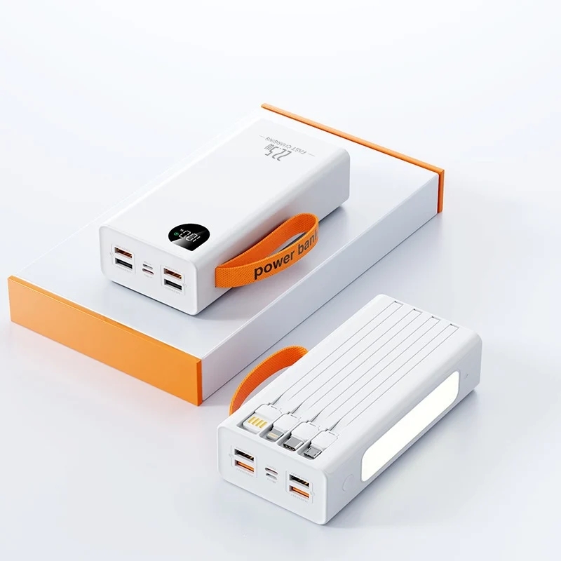 Tragbare Powerbank mit LED-Licht und digitaler Leistungsanzeige Skanto