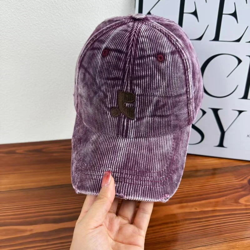 Damen Baseballkappe mit Samt-Textur Skanto