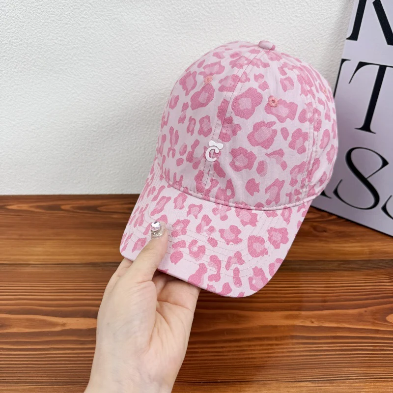 Damen stylische Baseballkappe mit Leopardenmuster Skanto