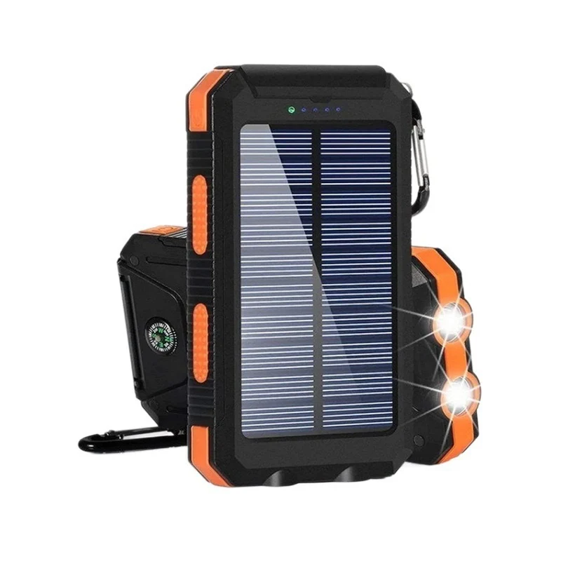 Solar-Powerbank mit robustem Design und integrierter Schnellladefunktion Skanto